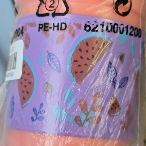 Tupperware ECO To Go Travel Cup Tumbler 16oz Orange Watermelon Sippy New - Picture 3 of 9